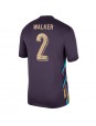 Billige England Kyle Walker #2 Bortedrakt EM 2024 Kortermet